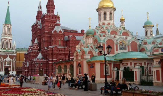 Cover เดินดุ่ม ๆ สำรวจมอสโก Moscow ตอนย่ำค่ำ...