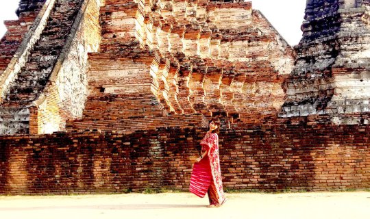 cover ตามรอยละครดัง ใส่ชุดไทยสวยๆเที่ยววัดไชยวัฒนาราม จังหวัดพระนครศรีอยุธยา