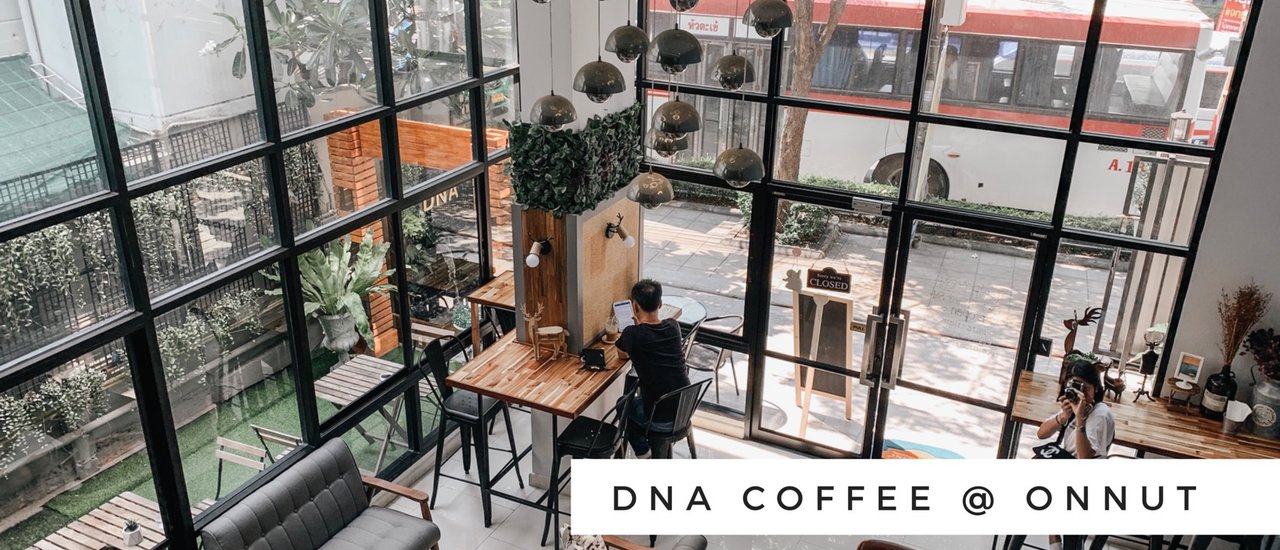 cover ค า เ ฟ่ เ ก๋ ๆ ย่านอ่อนนุช : DNA COFFEE