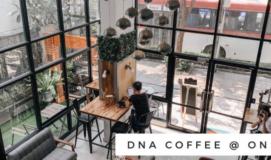 cover ค า เ ฟ่ เ ก๋ ๆ ย่านอ่อนนุช : DNA COFFEE