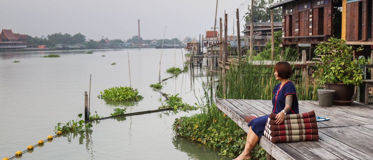 cover ไม่มีรถส่วนตัว ก็ไปเที่ยว บ้านตานิด อ.สามโคก จ.ปทุมธานี ได้ (Baan Ta Nid River Lodge 'n Art Camp)