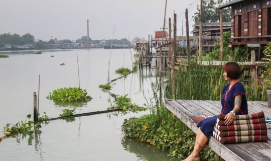 cover ไม่มีรถส่วนตัว ก็ไปเที่ยว บ้านตานิด อ.สามโคก จ.ปทุมธานี ได้ (Baan Ta Nid River Lodge 'n Art Camp)