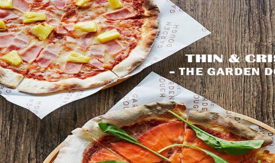 Cover THIN & CRISPY @ The Garden Dough...