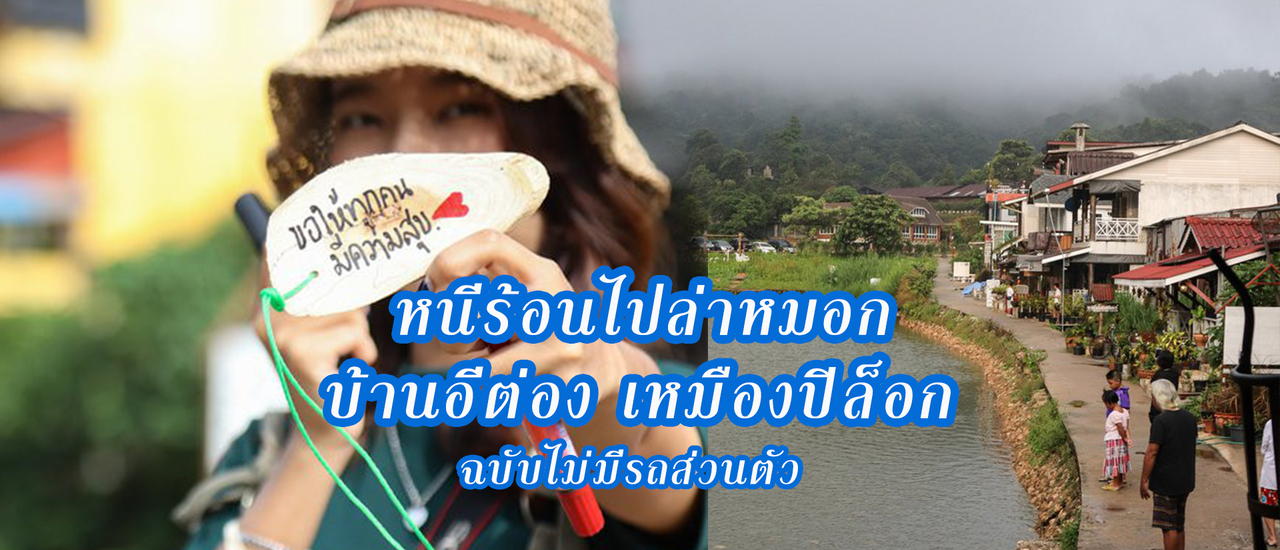 cover หนีร้อนไปล่าหมอกที่  บ้านอีต่อง เหมืองปิล็อก ฉบับไม่มีรถส่วนตัว