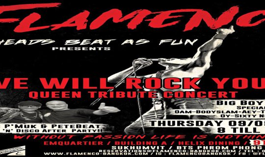 cover FLAMENCO :: WE WILL ROCK YOU! QUEEN TRIBUTE CONCERT
