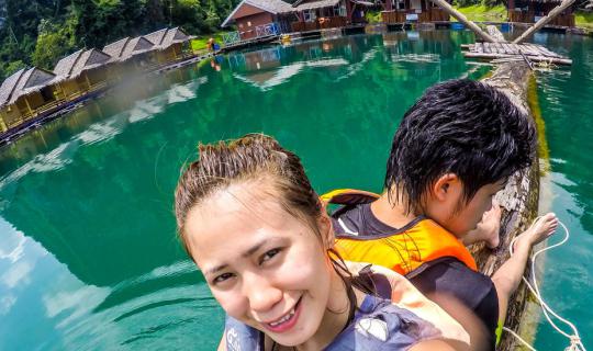 cover Cheow Lan- Phuket  a distinctive place of Thailand, 3 days 2 nights. Save and enjoyable trip.
