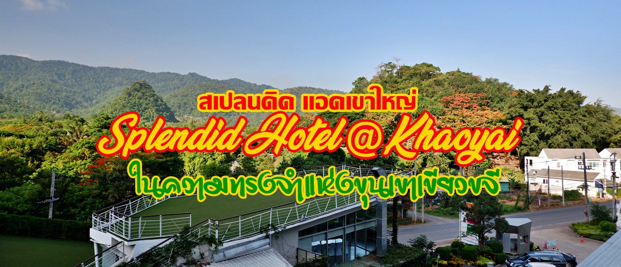 cover สเปลนดิด แอดเขาใหญ่.....ในความทรงจำแห่งขุนเขาเขียวขจี Splendid Hotel @Khaoyai