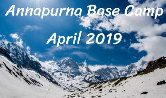 Cover ABC April 2019  (Annapurna base camp)...