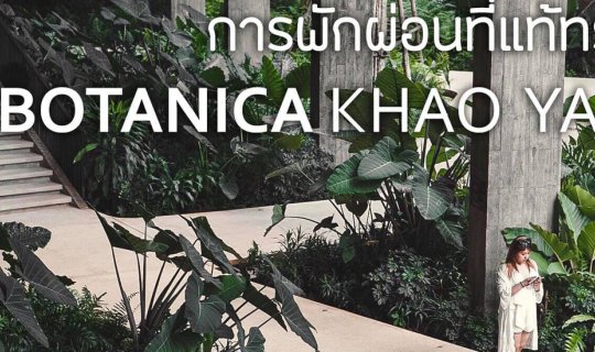 Cover ที่นี่คือความสบายและผ่อนคลายที่แท้ทรู “Botanica Khao Yai”...