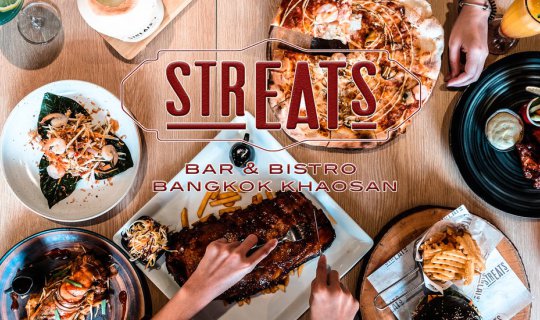 cover Streats Bar&Bristro ร้านสุดชิลใจกลางถนนข้าวสาร