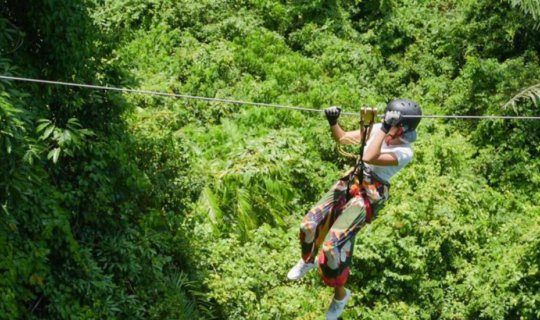 cover Zip Lining at Tree Top Adventure Park - Thailand Day 3
