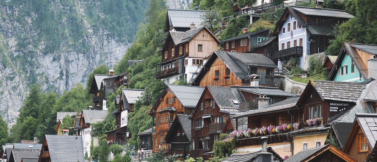 cover Traveling to Europe for 15 days in 3 countries & 7 cities - EP.1 Hallstatt + Salzburg of Austria :}