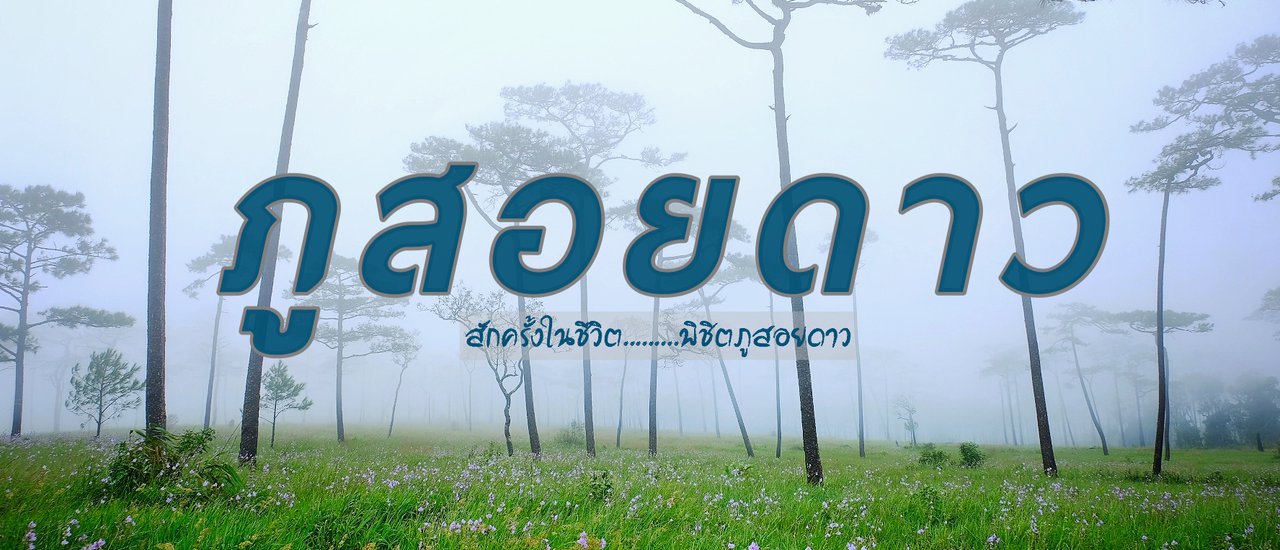 cover สักครั้งในชีวิต....ไปพิชิต "ภุสอยดาว"