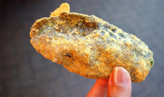 cover DANGEROUSLY ADDICTIVE SALTED EGG FLAVOURED FISH SKIN