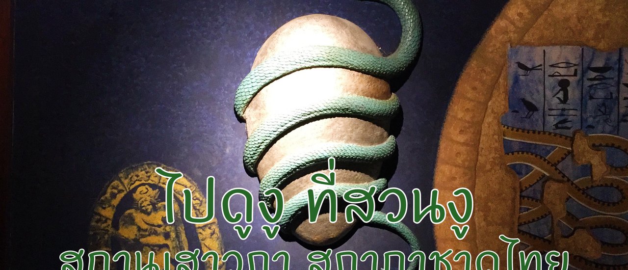 cover ไปดูงูกัน ที่สถานเสาวภา สภากาชาดไทย