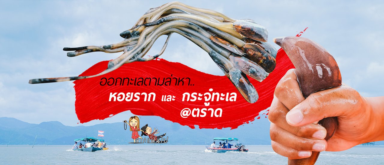 cover ลากแฟนไปออกตาล่าหอยรากและกระจู๋ทะเลหน้าตาประหลาดแต่กินได้อร่อยด้วย ที่จังหวัดตราดกันจ้า