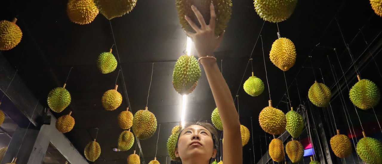 cover STREET DURIAN DINING IN MALAYSIA !!