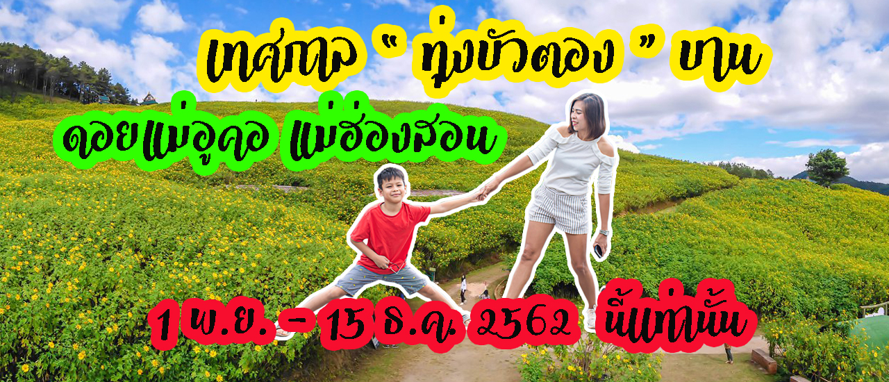 cover #รีวิวที่เที่ยว เก็บตกกับความสวยงามของเทศกาล #ทุ่งบัวตอง บาน #ดอยแม่อูคอ #ขุนยวม #แม่ฮ่องสอน ที่ 1 ปีจะมีเพียงครั้งเดียวกับ "เทศกาลทุ่งบัวตองบาน 2562” ณ ดอยแม่อูคอ เริ่ม 1 พ.ย. - 15 ธ.ค. นี้เท่านั้น