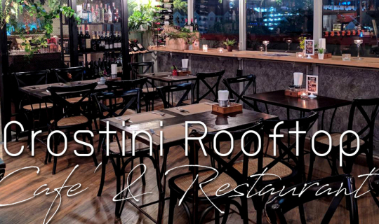 Cover รีวิว Crostini Rooftop Cafe' & Restaurant ร้านอาหารอิตาเลี่ยน วิวดี ...