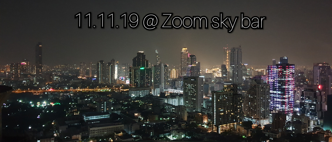 cover 11.11.19 @ Zoom sky bar