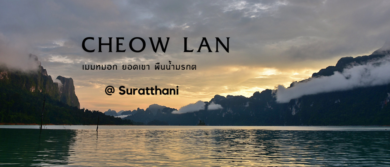 cover เขื่อนเชี่ยวหลาน ผืนน้ำเขียวมรกต