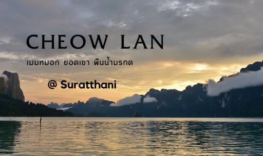 cover เขื่อนเชี่ยวหลาน ผืนน้ำเขียวมรกต