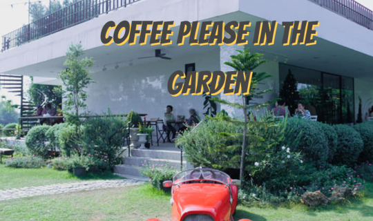 Cover Coffee Please in the garden...