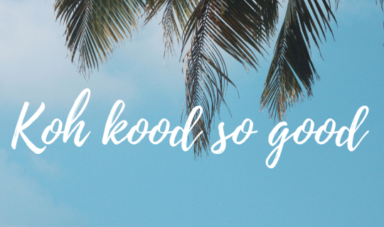 cover Koh kood So good