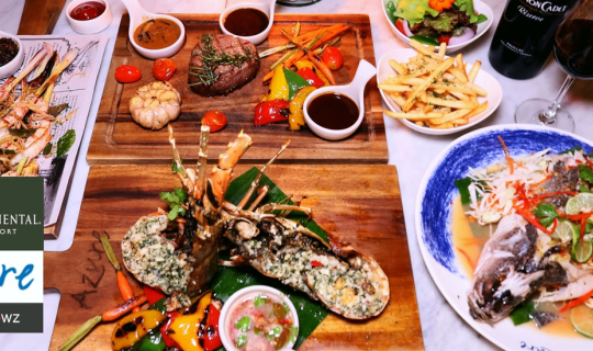 cover ซีฟู้ดสดๆและเสต็กเนื้อนุ่มริมทะเลหัวหินที่ Azure @ InterContinental Hua Hin Resort