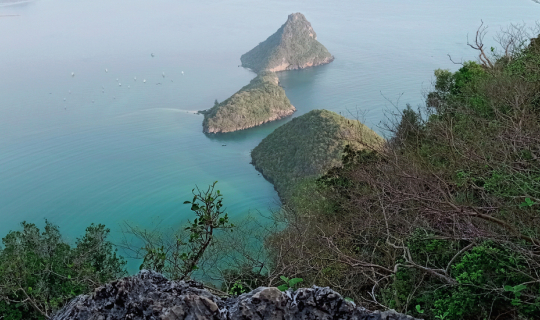 cover งบ700!! พายเรือ เล่นน้ำ ปีนเขา อ่าวมะนาว เขาล้อมหมวก @ประจวบคีรีขันธ์