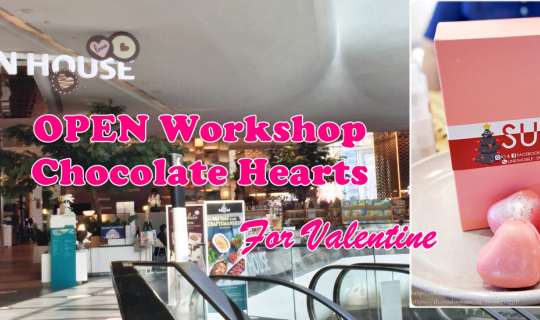 cover OPEN Workshop Chocolate Hearts For Valentine