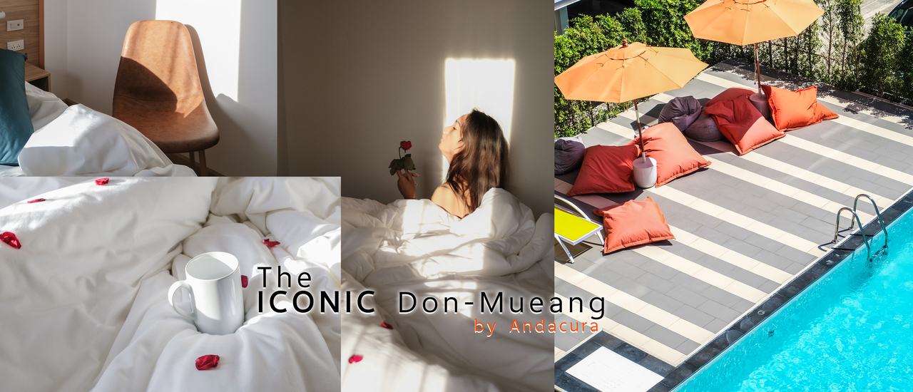 cover The Iconic Don Mueang ที่พักเปิดใหม่ สดใส ใกล้สนามบินดอนเมือง สะอาด Facility ครบลากกระเป๋าเข้าพักได้เลย