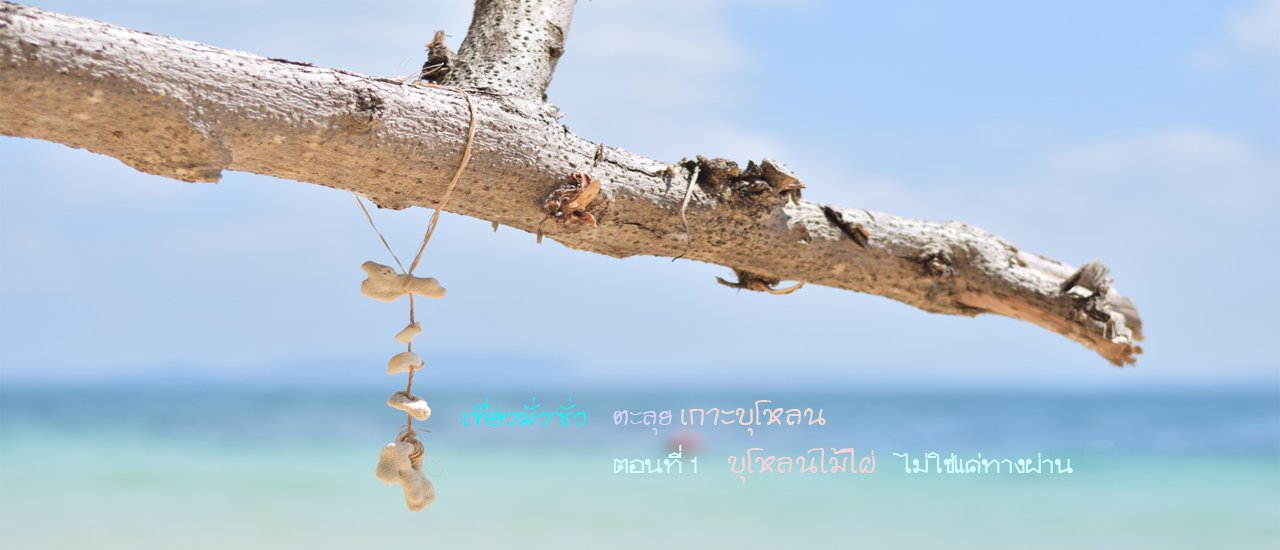 cover ตะลุย เกาะบุโหลน : ตอนที่ 1 บุโหลนไม้ไผ่ ไม่ใช่แค่ทางผ่าน
