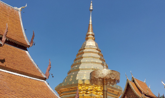 cover ตามรอยคูบาศรีวิชัย ที่วัดพระธาตุดอยสุเทพ  อ.เมืองเชียงใหม่