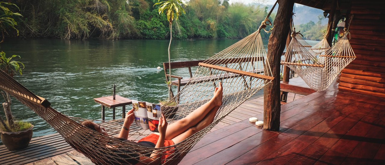 cover To escape from hasty life and indulge with the wonderful nature at The Forest Resort in Kanchanaburi Province