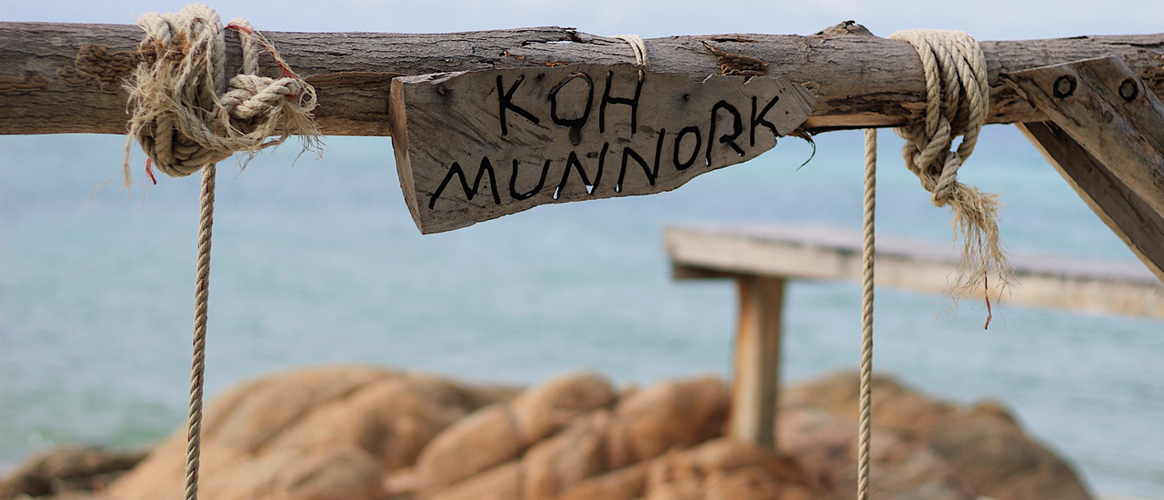 cover Munnork island in the rainy season