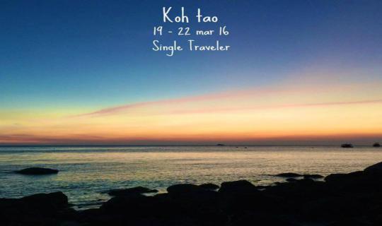 cover Single Traveler Koh Tao + Koh Nang Yuan 4 days and 3 nights