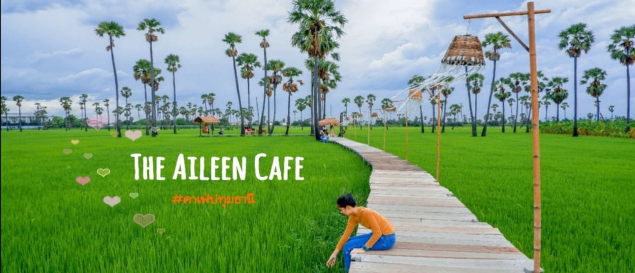 cover The Aileen Café 🌿 คาเฟ่ปทุม วิวทุ่งนาที่มาพร้อมกับต้นตาลเกร๋ๆ