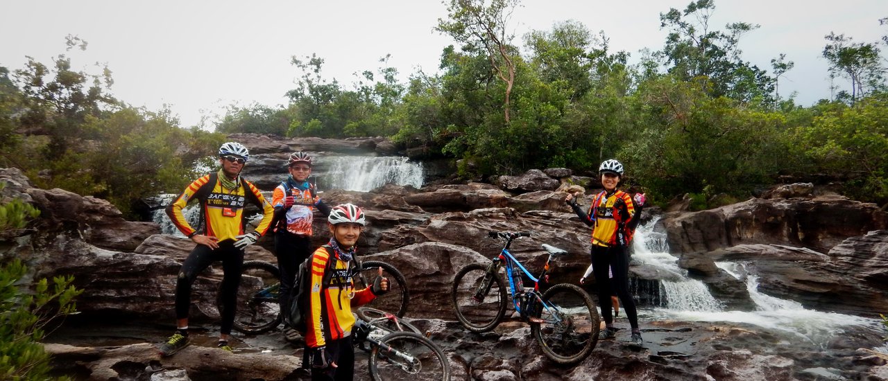 cover Bike Forest Camp :  Route No. 11 One day trip to Hew E Aum and Bang Earn Waterfalls, Prachinburi
