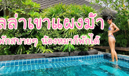 cover วิลล่าเขาแผงม้า ที่พักสบายๆ น้องหมาก็พักได้