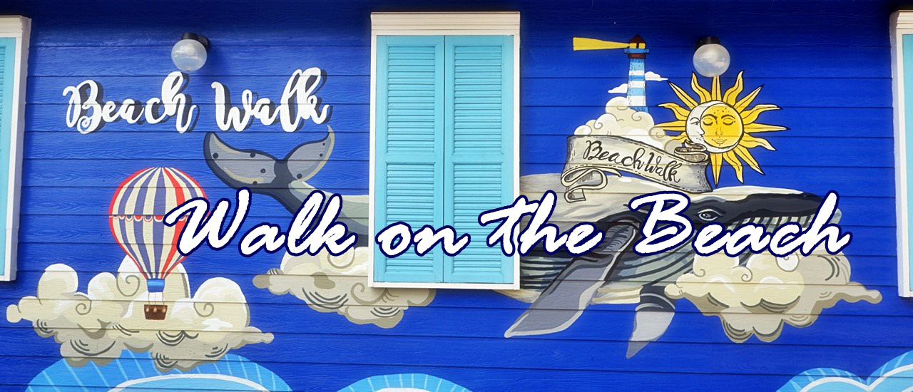 cover Beach Walk ....Walk on the Beach with Love ที่พักใหม่ ชายหาดบางพระ บางแสน
