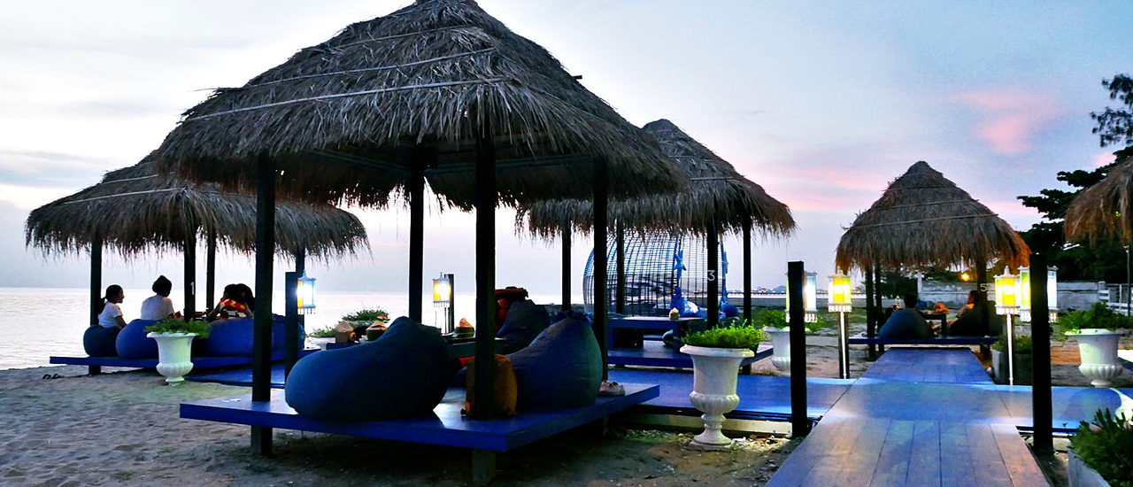 cover กินข้าวเย็น ดูพระอาทิตย์ตกทะเล ที่ Beach walk บางแสน