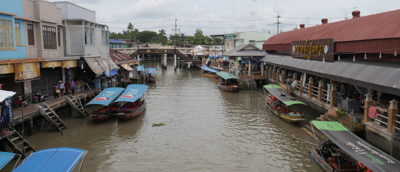 cover เที่ยวอัมพวา พักริเวอร์ตัน เดินเล่นตลาดน้ำ