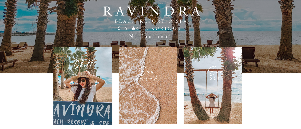cover Ravindra Beach Resort and Spa ทะเลสวยๆ ใกล้พัทยา มีทิวต้นตาลกว่าร้อยต้นที่เดียวในเมืองไทย