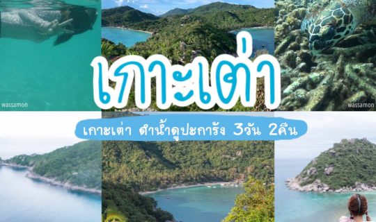 Cover เที่ยวเกาะเต่า 3วัน 2คืน ดำน้ำดูปะการัง ปีนเขาพิชิตวิวพ้อยท์...