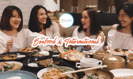 cover โปรร้อน บุฟเฟต์ซีฟู้ดพรีเมี่ยม+อาหารนานาชาติ มา 4 จ่าย 3 ห้องอาหารกอนโดล่า