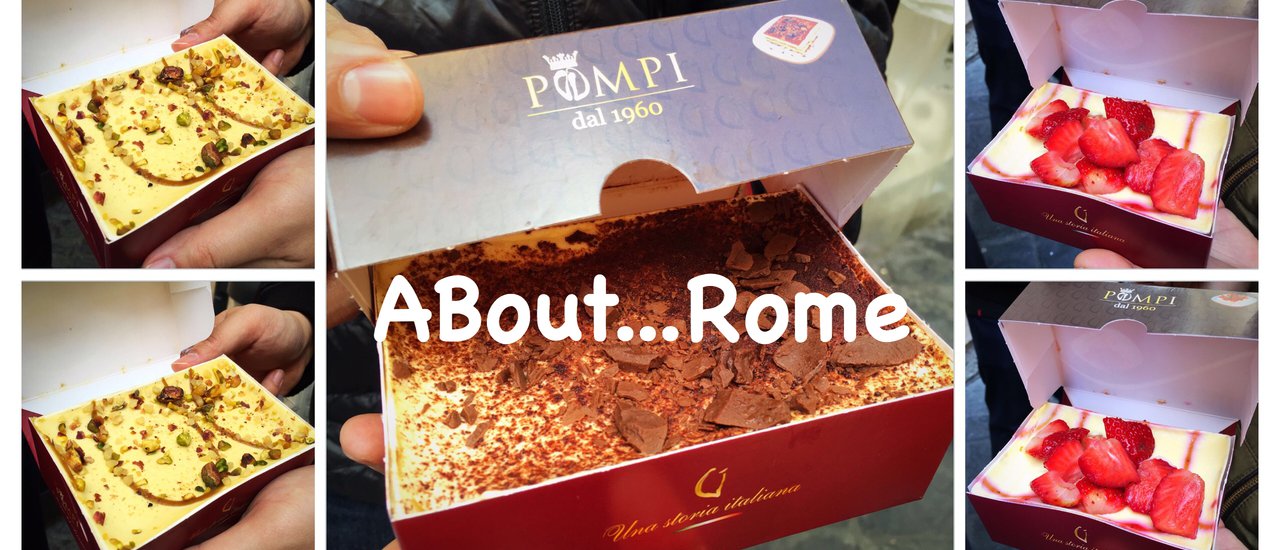 cover ABout...Rome, POMPI with the Tiramisu that you shouldn't miss!