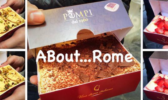 Cover ABout...Rome, POMPI with the Tiramisu that you shouldn't miss!...