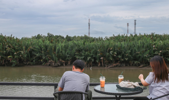 cover คาเฟ่ชมพระอาทิตย์ตกสมุทรปราการ   ร้านลับบรรยากาศโคตรดี
