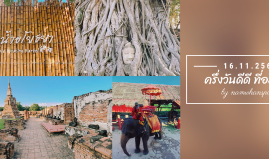 cover ครึ่งวันดีดี ที่อยุธยา